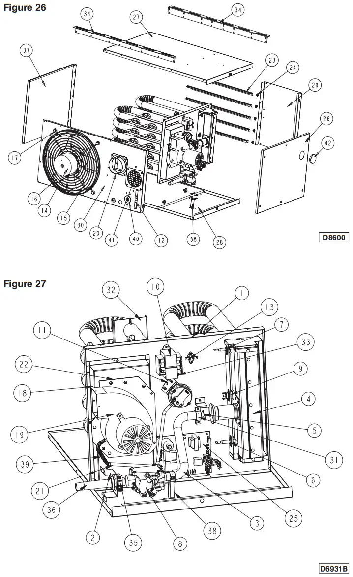 MESTEK GG IOM 18 Tubular Gas Fired Direct Spark Propeller Unit Heaters - IDENTIFICATION