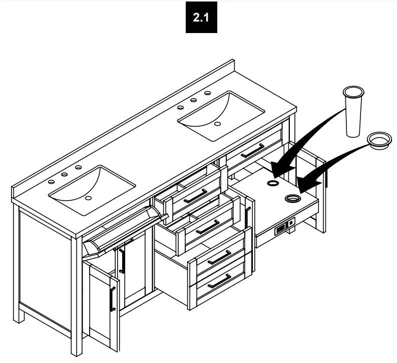 MISENO 059FY Tahoe 60 Free Standing - PART LIST2