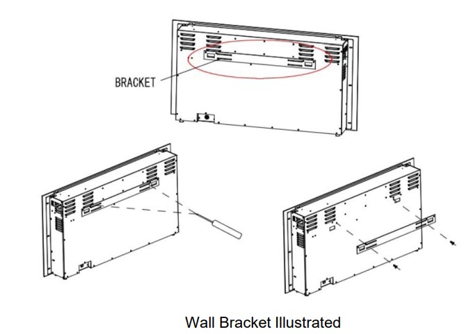 MODERN EMBER ME-HM50 Wall Mounted & Recessed Electric Fireplace (17)