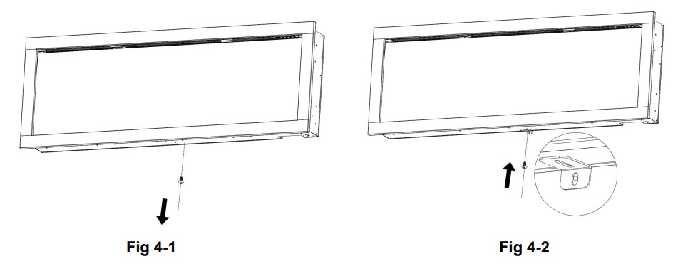 MODERN EMBER ME-HM50 Wall Mounted & Recessed Electric Fireplace (18)