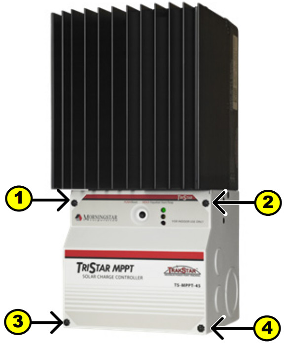 MORNINGSTAR TS-MPPT-30 TriStar MPPT Solar Charging System Controller - terminals