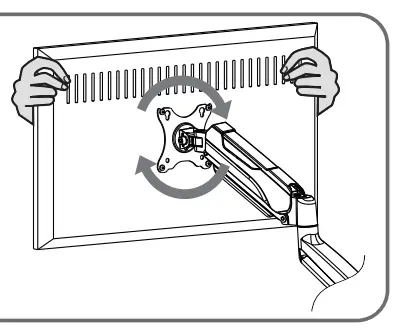 MOUNTUP MU0005-W Dual Monitor Desk Mount - hesitate