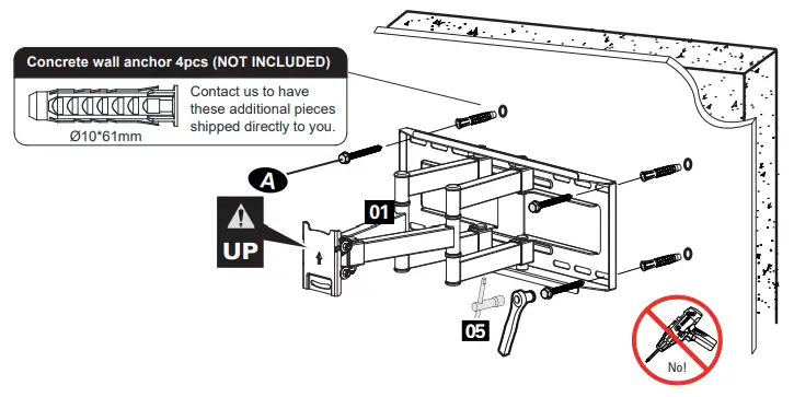 MOUNTUP-MU0028-B-Full-Motion-TV-Wall-Mount-for-42-75-Inches-TVs-fig-16