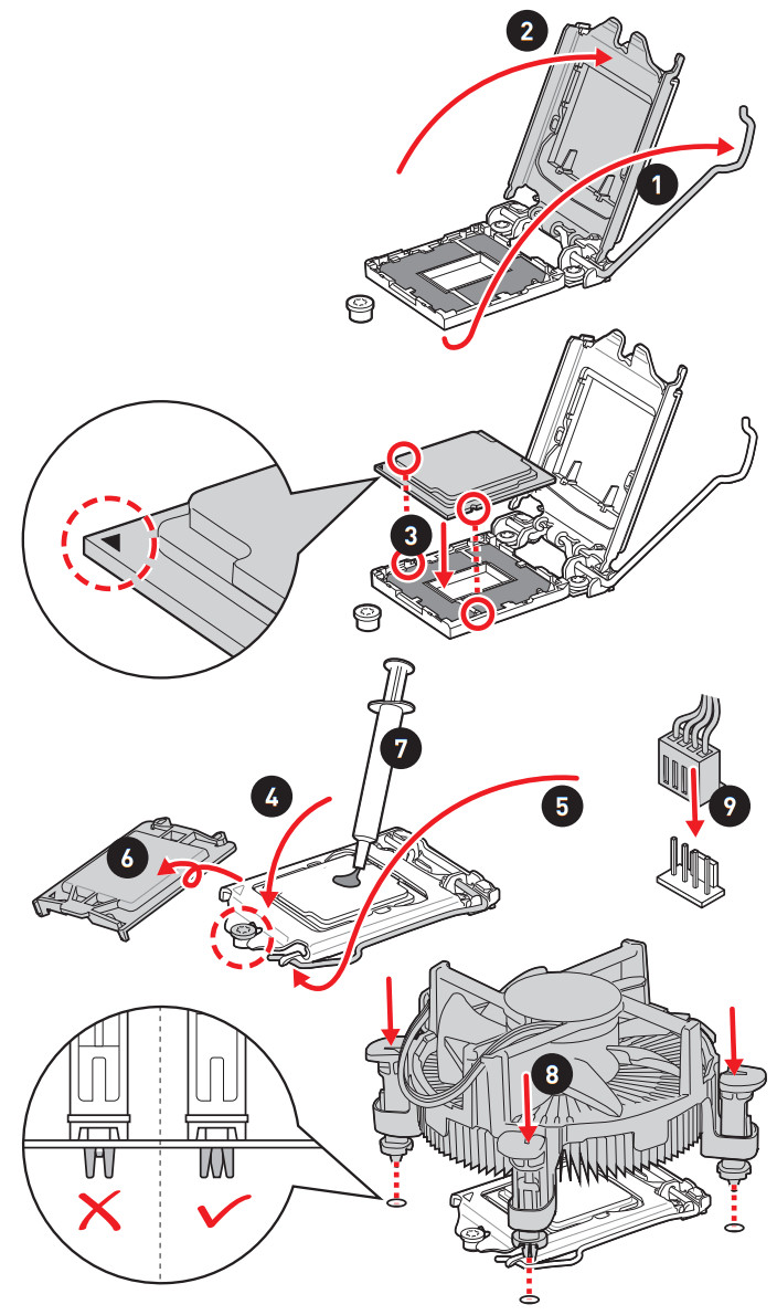MSI MEG Z590 ACE Gaming Motherboard - Installing a Processor