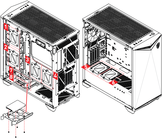 MSI MPG GUNGNIR 300R AIRFLOW MPG Series PC Case - c13