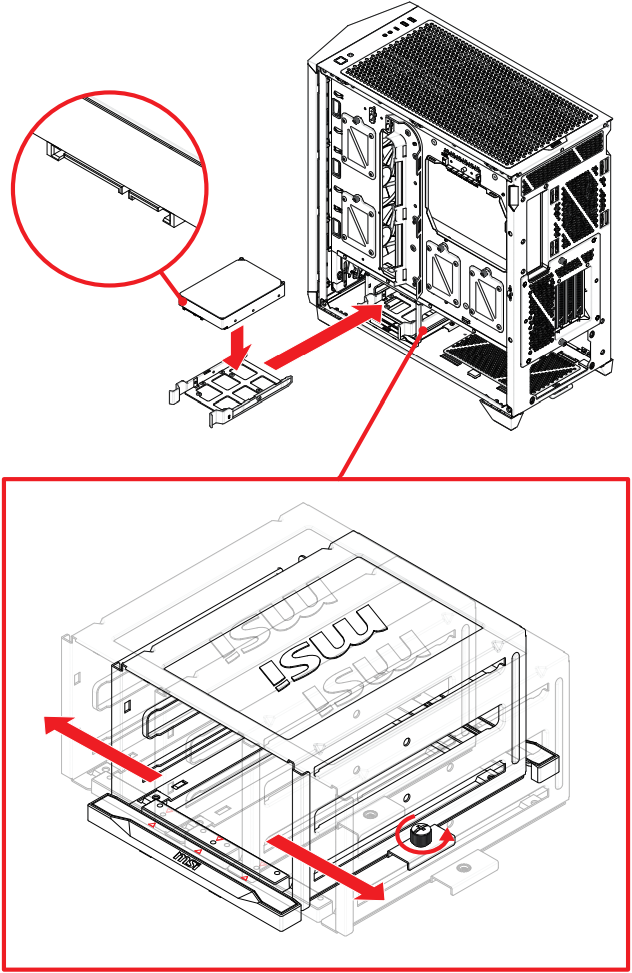 MSI MPG GUNGNIR 300R AIRFLOW MPG Series PC Case - c14