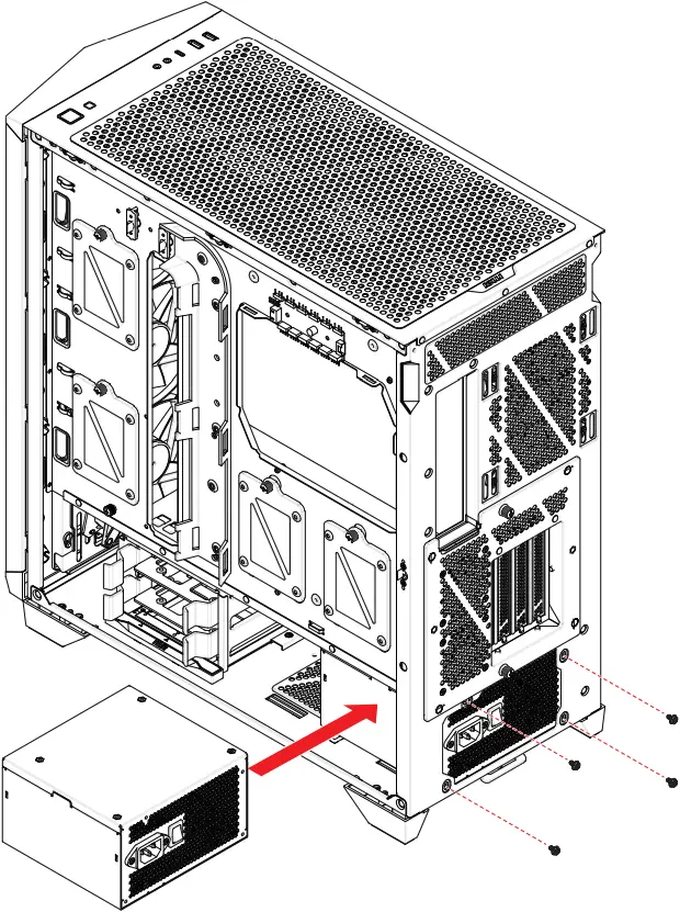 MSI MPG GUNGNIR 300R AIRFLOW MPG Series PC Case - c15