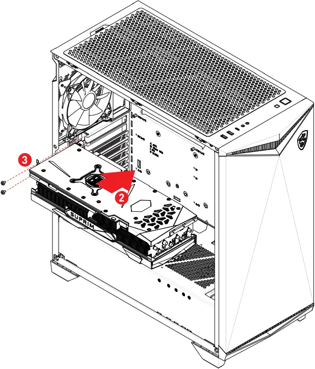 MSI MPG GUNGNIR 300R AIRFLOW MPG Series PC Case - c8