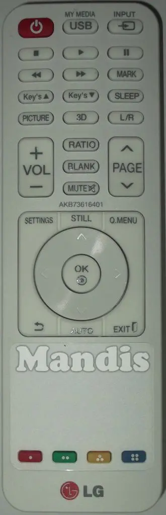 Mandis AKB73616401 Remote Control
