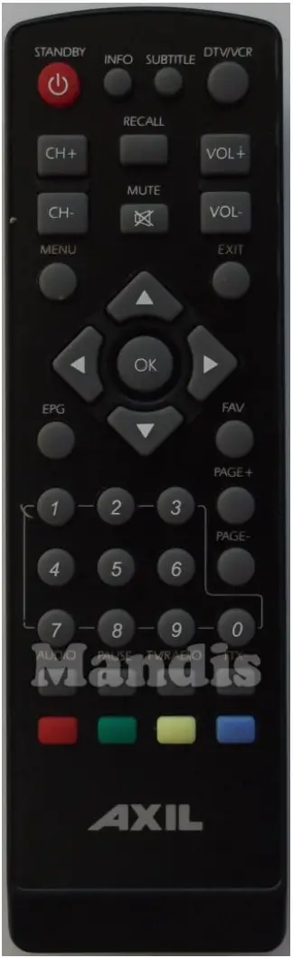 Mandis RT0140 Remote Control