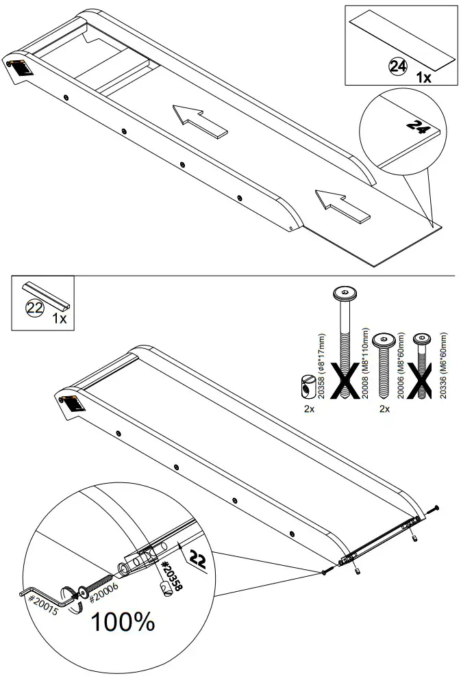 Maxwood WML30039 Max and Lily Twin Over Twin Low Bunk with Slide and Ladder - Parts 16