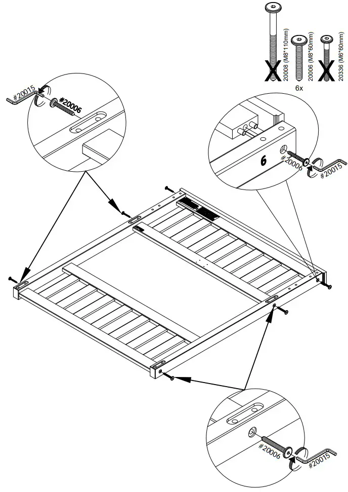 Maxwood WML30039 Max and Lily Twin Over Twin Low Bunk with Slide and Ladder - Parts 8
