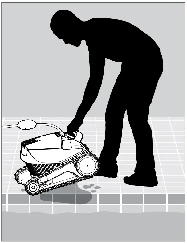Maytronics 8151940 Dolphin PoolStyle Robot Pool Cleaner - Place the Pool Cleaner