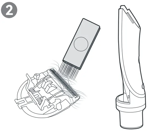 Meowant MW PV01 Pet Grooming Kit -Dust cup 9