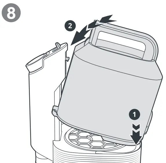 Meowant MW PV01 Pet Grooming Kit -Dust cup7