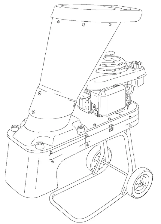 Metalcraft 159CC Petrol Chipper Shredder