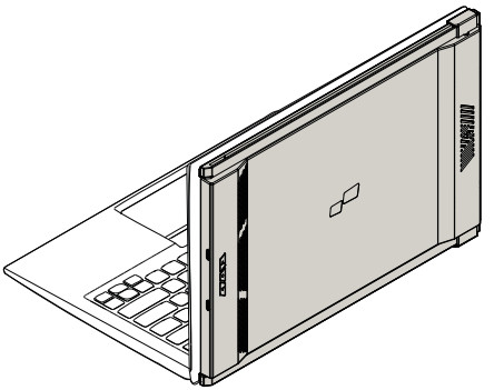 Mobile Pixels 14 1 Inch Duex Max Set - Attachment mode