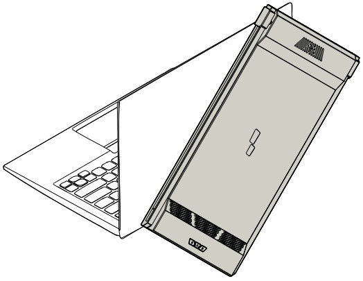 Mobile Pixels 14 1 Inch Duex Max Set - Rotated monitor