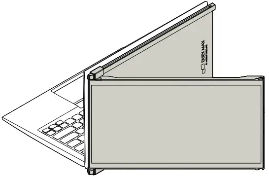 Mobile Pixels 14 1 Inch Duex Max Set - Slide Duex Max and rotate it