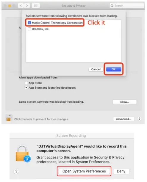 Mobile Pixels 14 1 Inch Duex Max Set - System Preferences