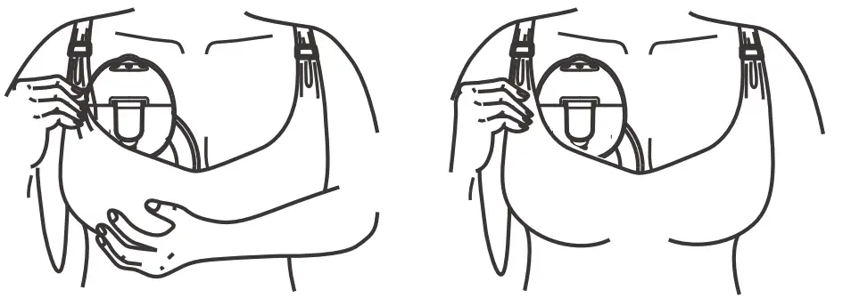 MomWills S28 Breast Pump Hands Free Wearable Electric Breast Pump - Milk pump 3