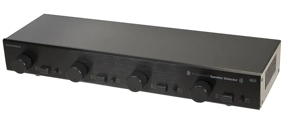 Monoprice 108232 4-Channel A-B Speaker Selector-product