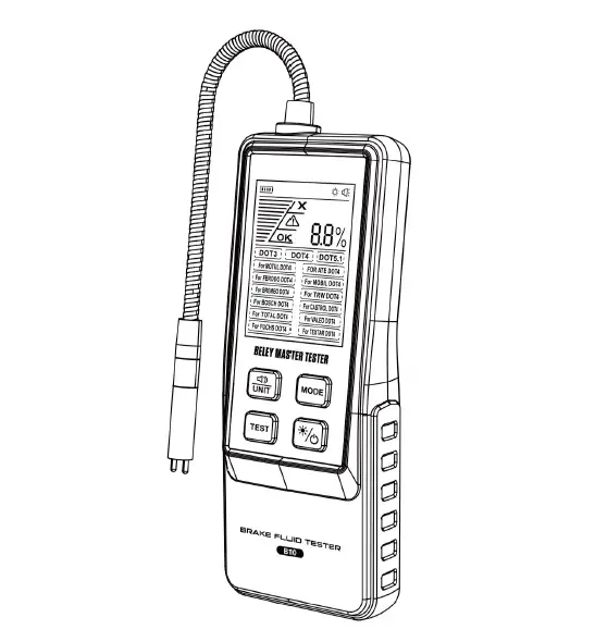 Mroartool B10 Brake Fluid Tester Automotive Digital