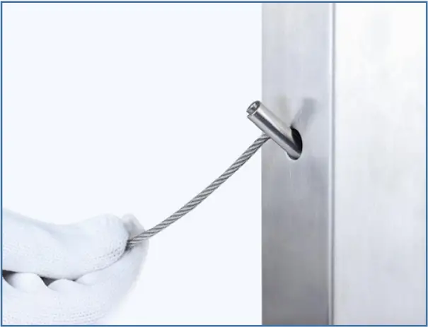 Muzata SpaceSaver Cable Railing System - c28