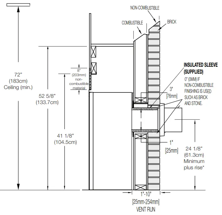 NAPOLEON BX42NTRE Vent Natural Gas Fireplace - Fig 26