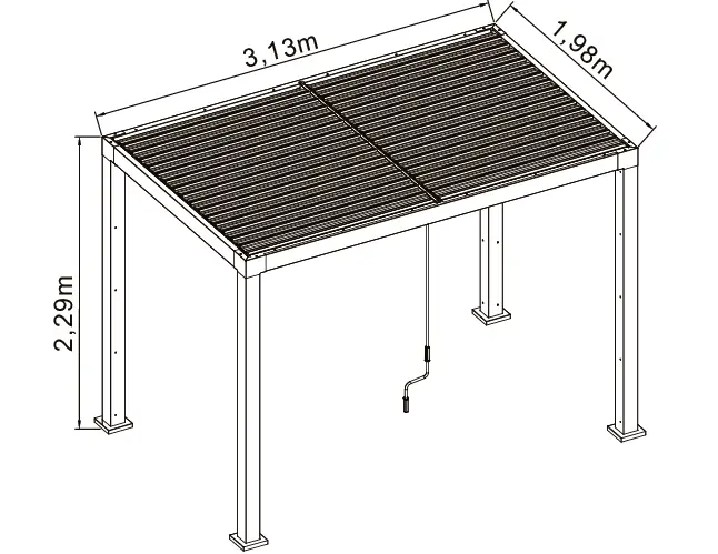 NATERIAL-2023R09P01-0187-CLIMA-Aluminum-Freestanding-Pergola-Gris-2
