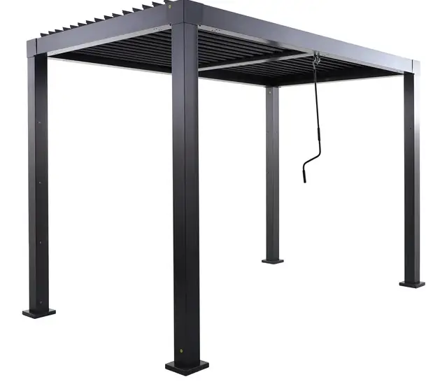 NATERIAL-2023R09P01-0187-CLIMA-Aluminum-Freestanding-Pergola-Gris-product-imageimage