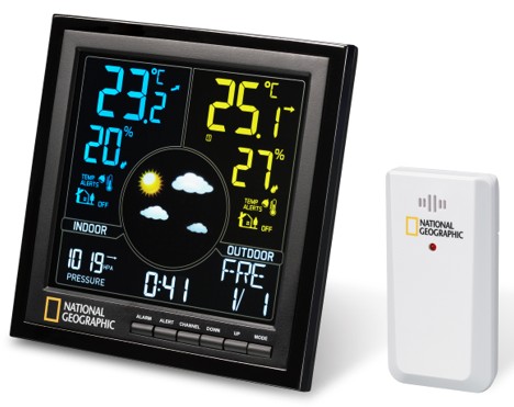 NATIONAL GEOGRAPHIC VA Colour Remote Control Weather Station