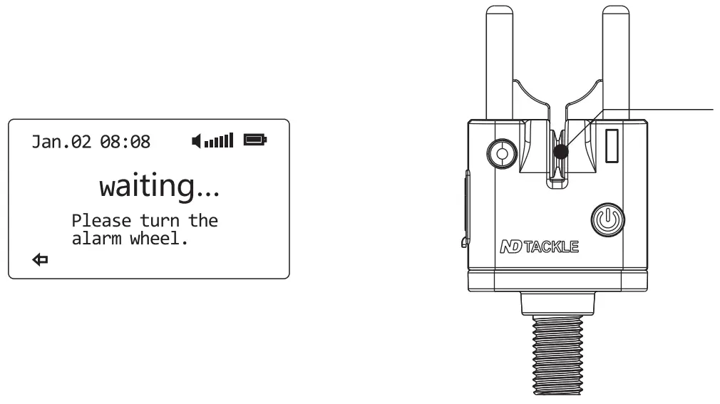 HOW TO REGISTER BITE ALARMS WITH RECEIVER