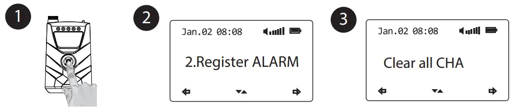 HOW TO REGISTER BITE ALARMS WITH RECEIVER