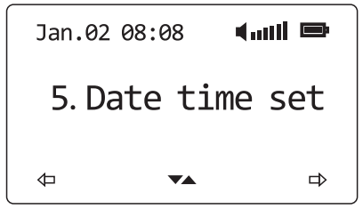 DATE TIME SET