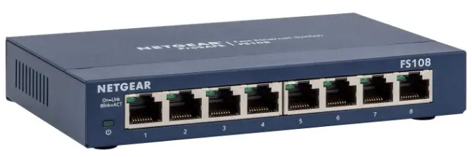 NETGEAR-FS108-8-Port-Fast-Ethernet-Switch-Product