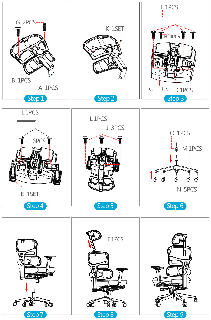 NEWTRAL NT002 Ergonomic Chair - Installation