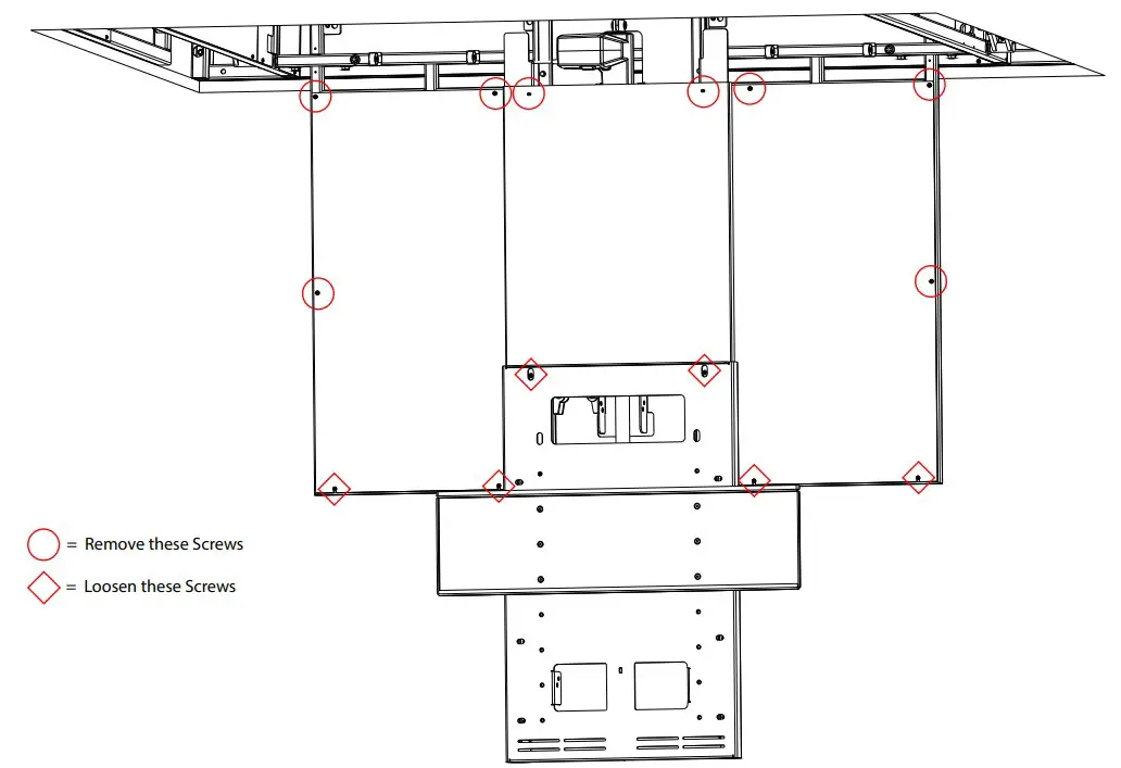 NEXUS 21 CL-65e Professional Grade Flip Down TV Lifts (5)