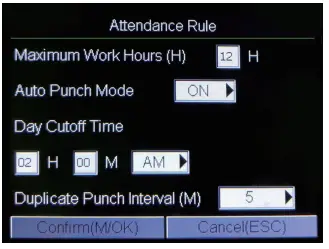 NGTeco W3 Time Clock - Fig11