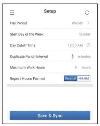 NGTeco W3 Time Clock - Fig12