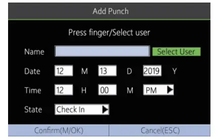 NGTeco W3 Time Clock - Fig13