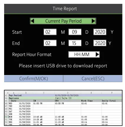 NGTeco W3 Time Clock - Fig16