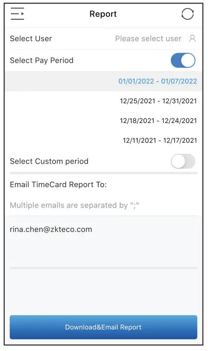 NGTeco W3 Time Clock - Fig17