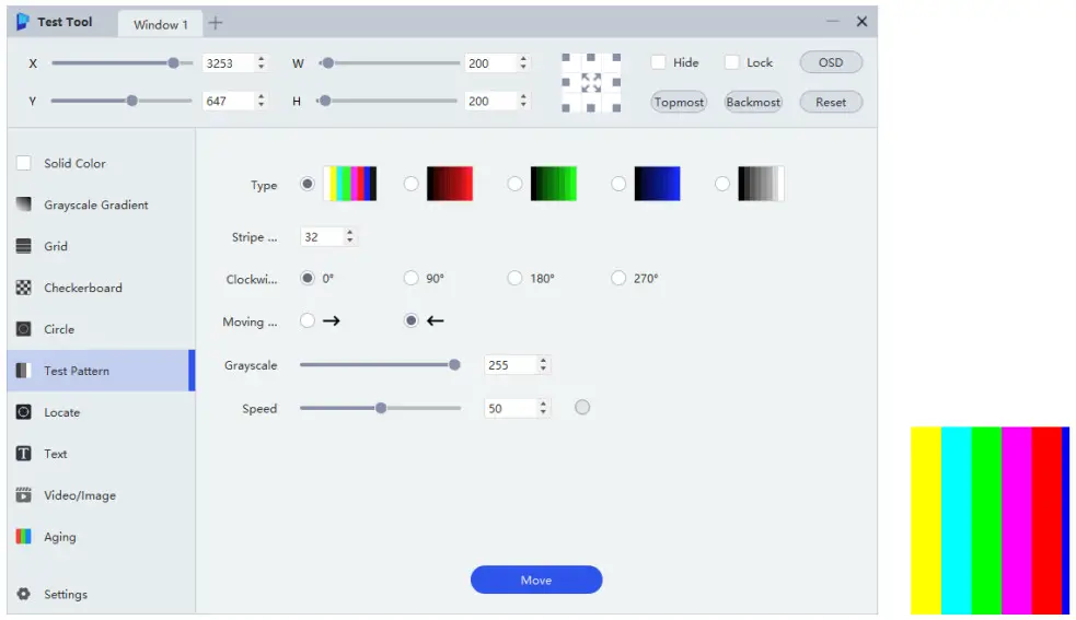 NOVASTAR Test Tool Software - Checkerboard 2