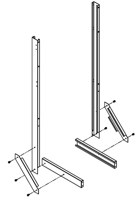 NTI -TRX110C- Galvanized -Floor -Stands- 03