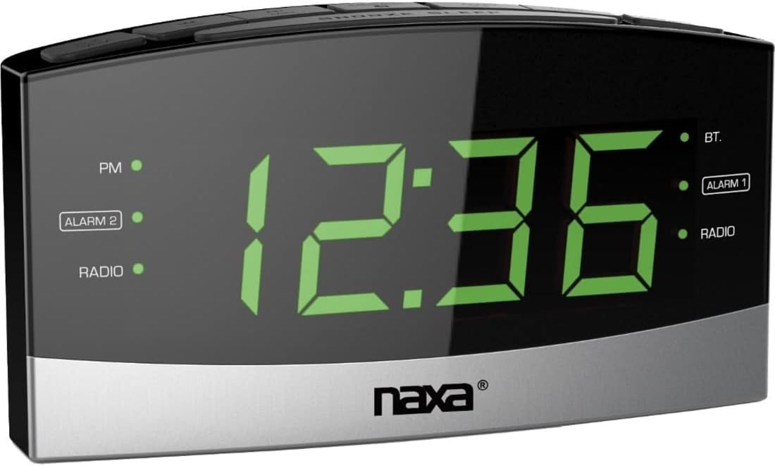 Naxa NRC-181 Bluetooth Dual Alarm Clock-product