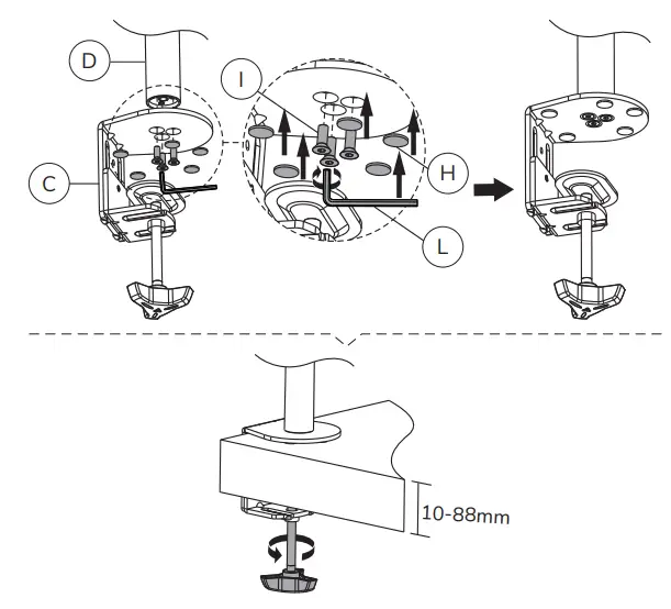Neomounts FPMA D540BLACK Monitor Desk Mount - fig3