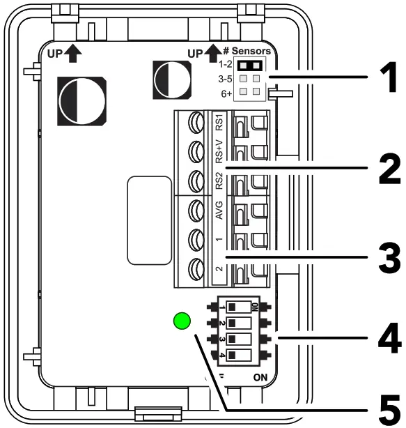 Network Thermostat NetX NT URS Universal Remote Sensor - REMOTE SENSOR CALLOUT