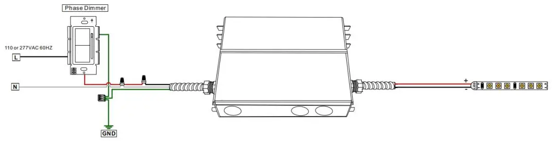 Newest 100W 12V Dimmable LED Driver - diagram