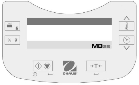 OHAUS MB25 Moisture Analyzer - fig 7